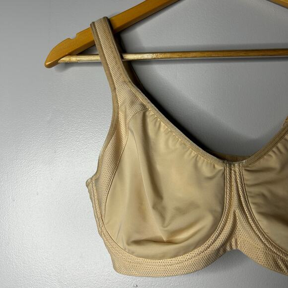 Title Nine Cuz She Says So Underwire Sports Bra Women's 34DD  Nude High Impact - Picture 5 of 8